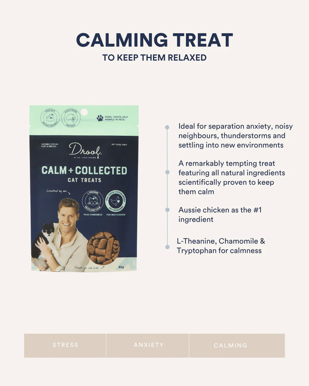Calm + Collected Cat Treats - Image 3