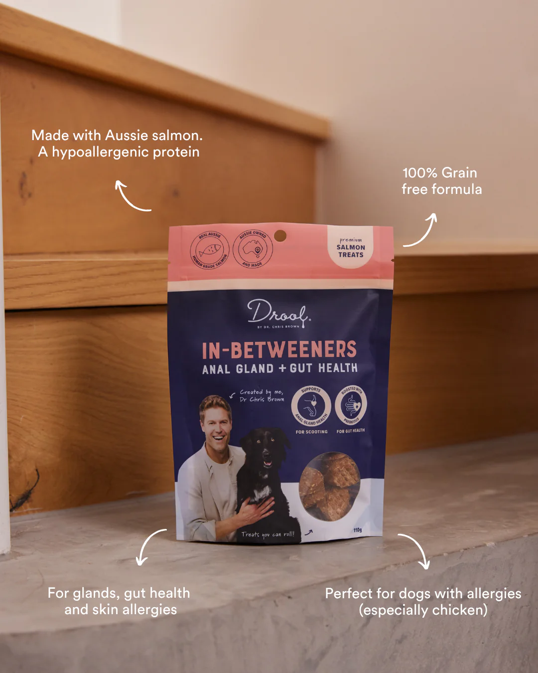 In-Betweeners Gland + Gut Health Treats Salmon - Image 4
